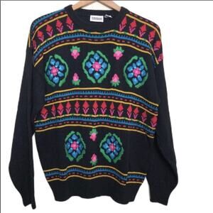 Vintage Embroidered Crewneck Sweater